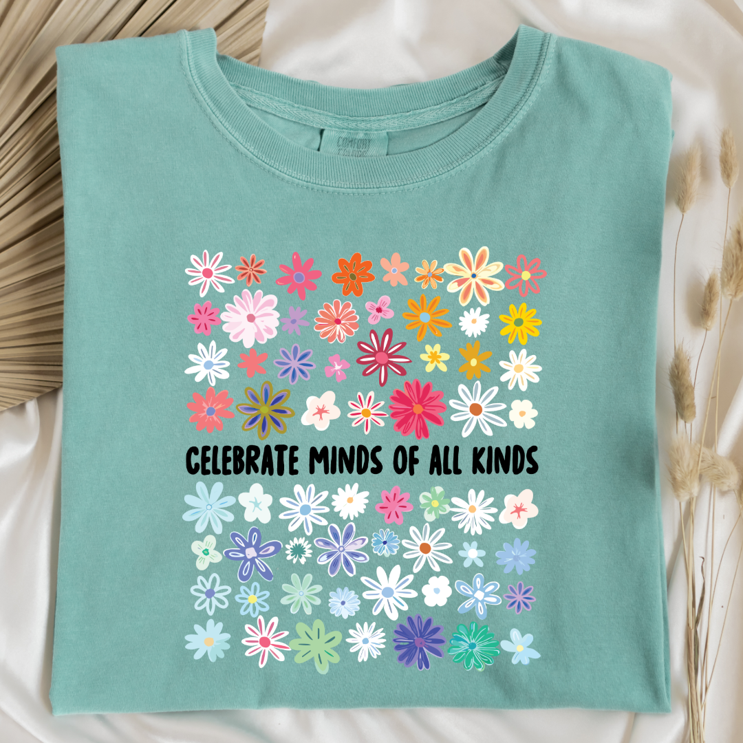 Celebrate Minds Of All Kinds Graphic Tee