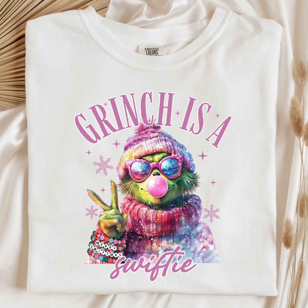 Grinch Is A Swiftie Graphic Tee