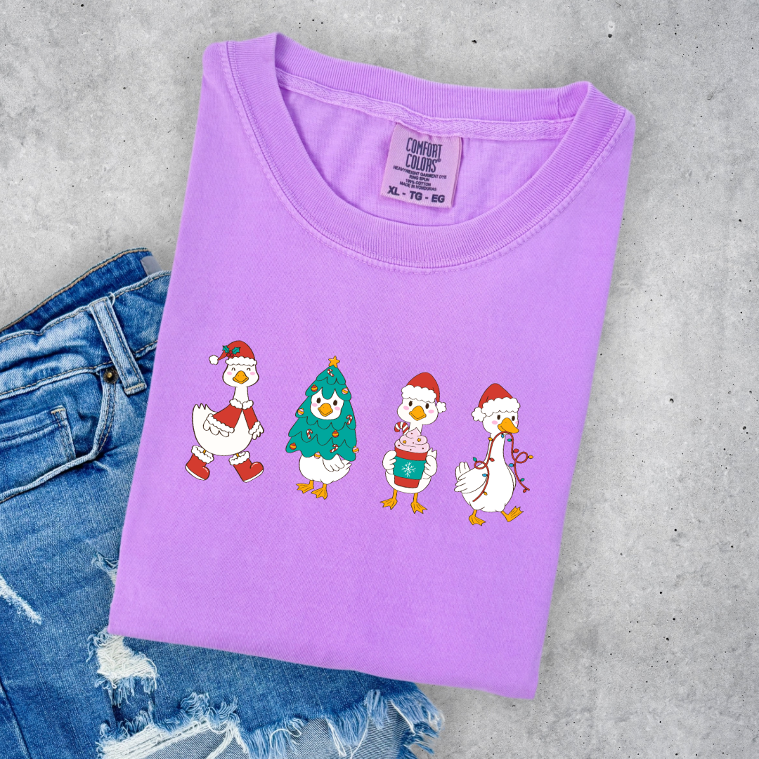 Duck Duck Goose Christmas Edition Graphic Tee and Crewneck