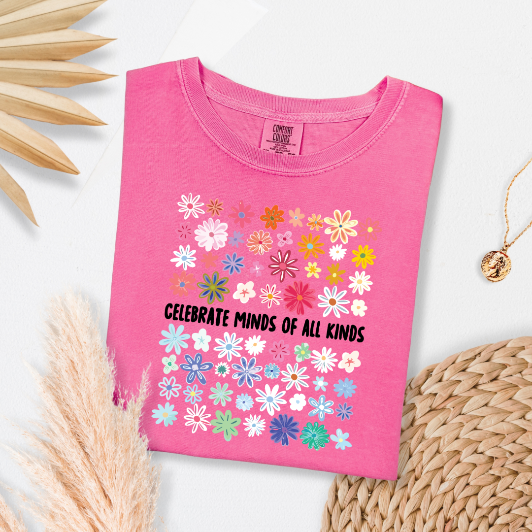 Celebrate Minds Of All Kinds Graphic Tee