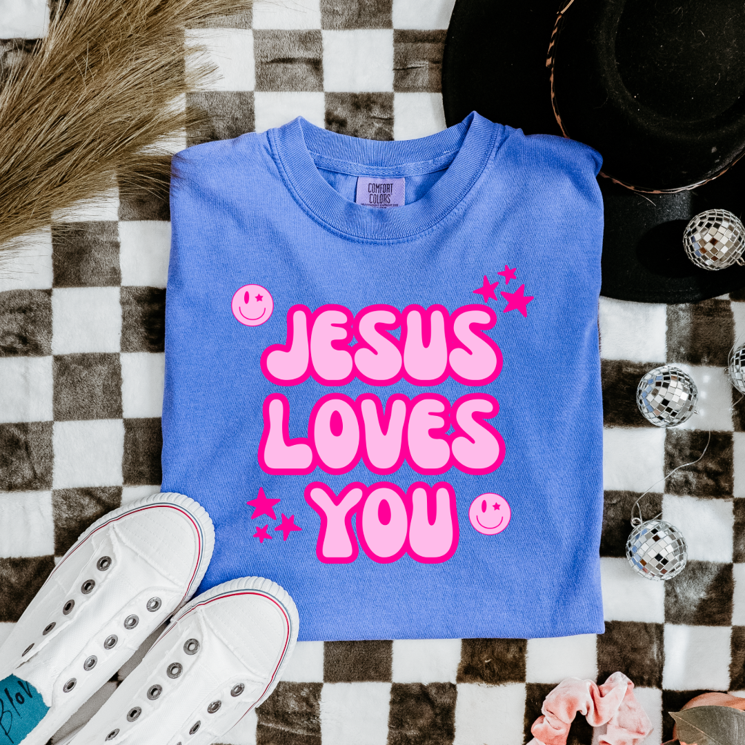 Jesus Loves You Graphic Tee & Crewneck