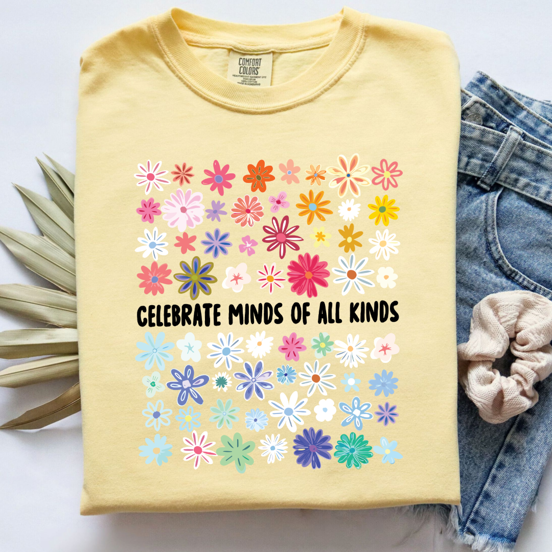 Celebrate Minds Of All Kinds Graphic Tee