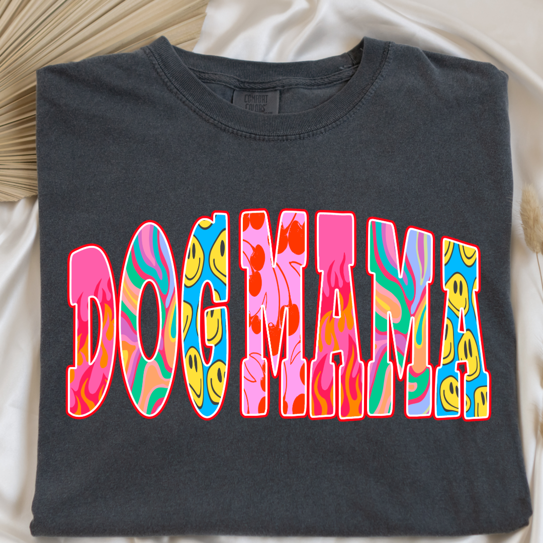Groovy Dog Mom Graphic Tee and Crewneck
