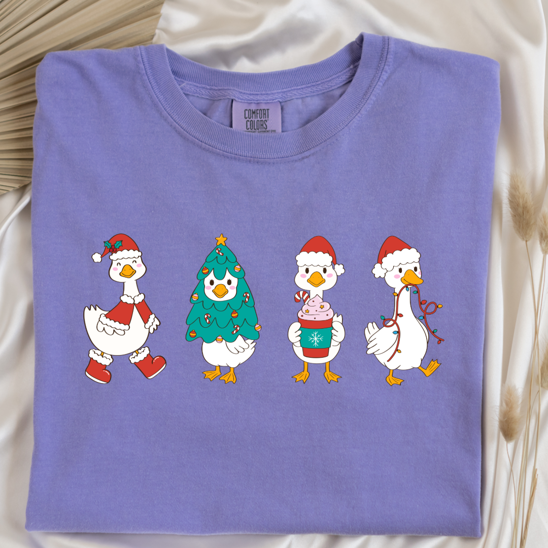 Duck Duck Goose Christmas Edition Graphic Tee and Crewneck