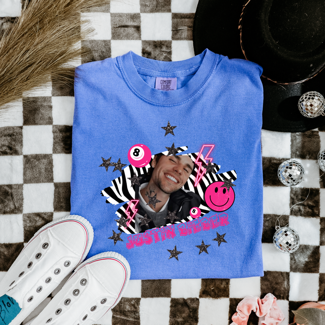 Justin Bieber Youth Graphic Tee & Crewneck