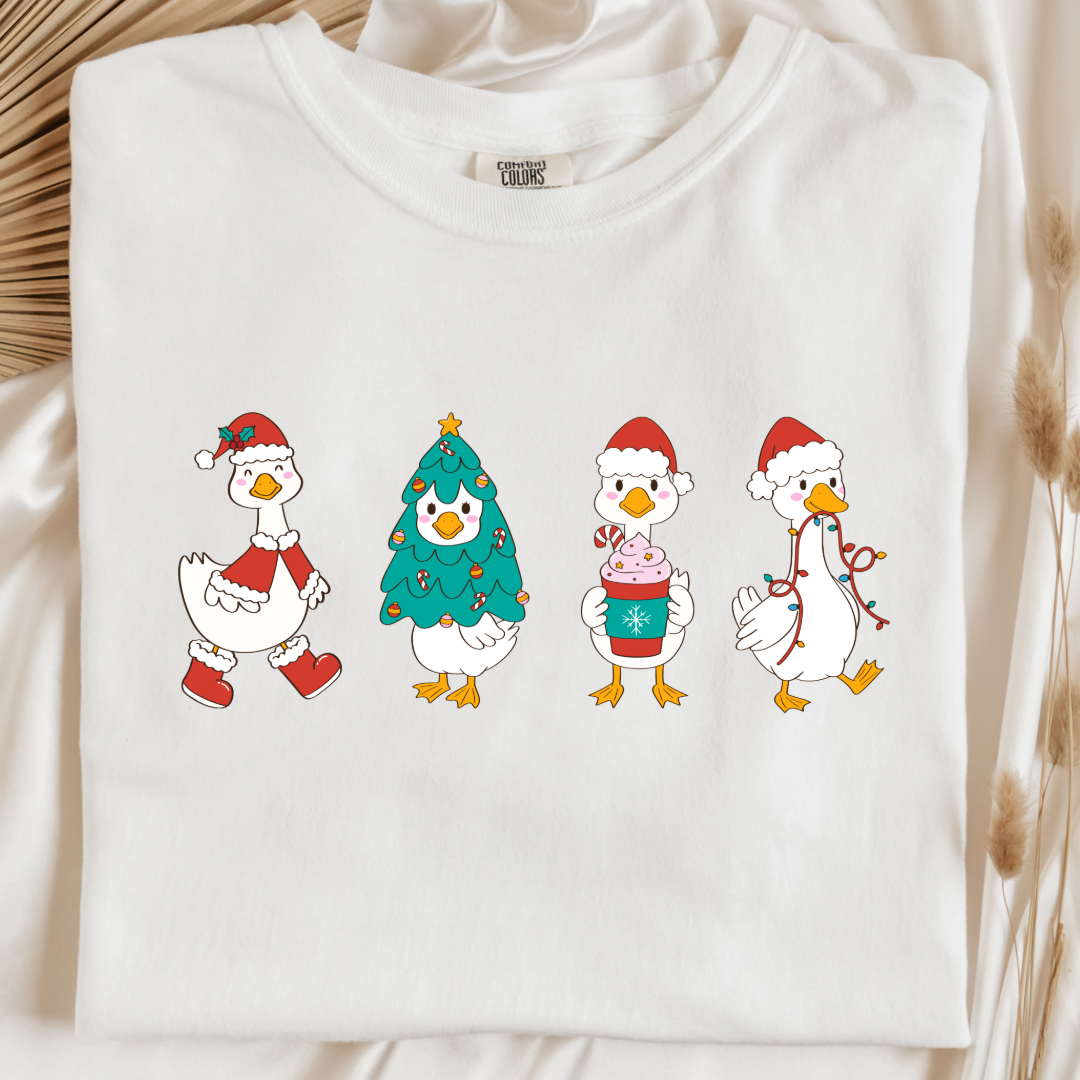 Duck Duck Goose Christmas Edition Graphic Tee and Crewneck