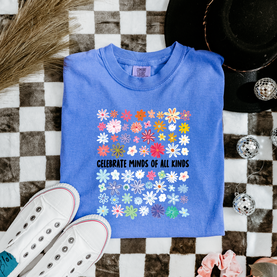 Celebrate Minds Of All Kinds Graphic Tee