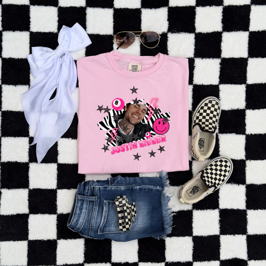 Justin Bieber Youth Graphic Tee & Crewneck