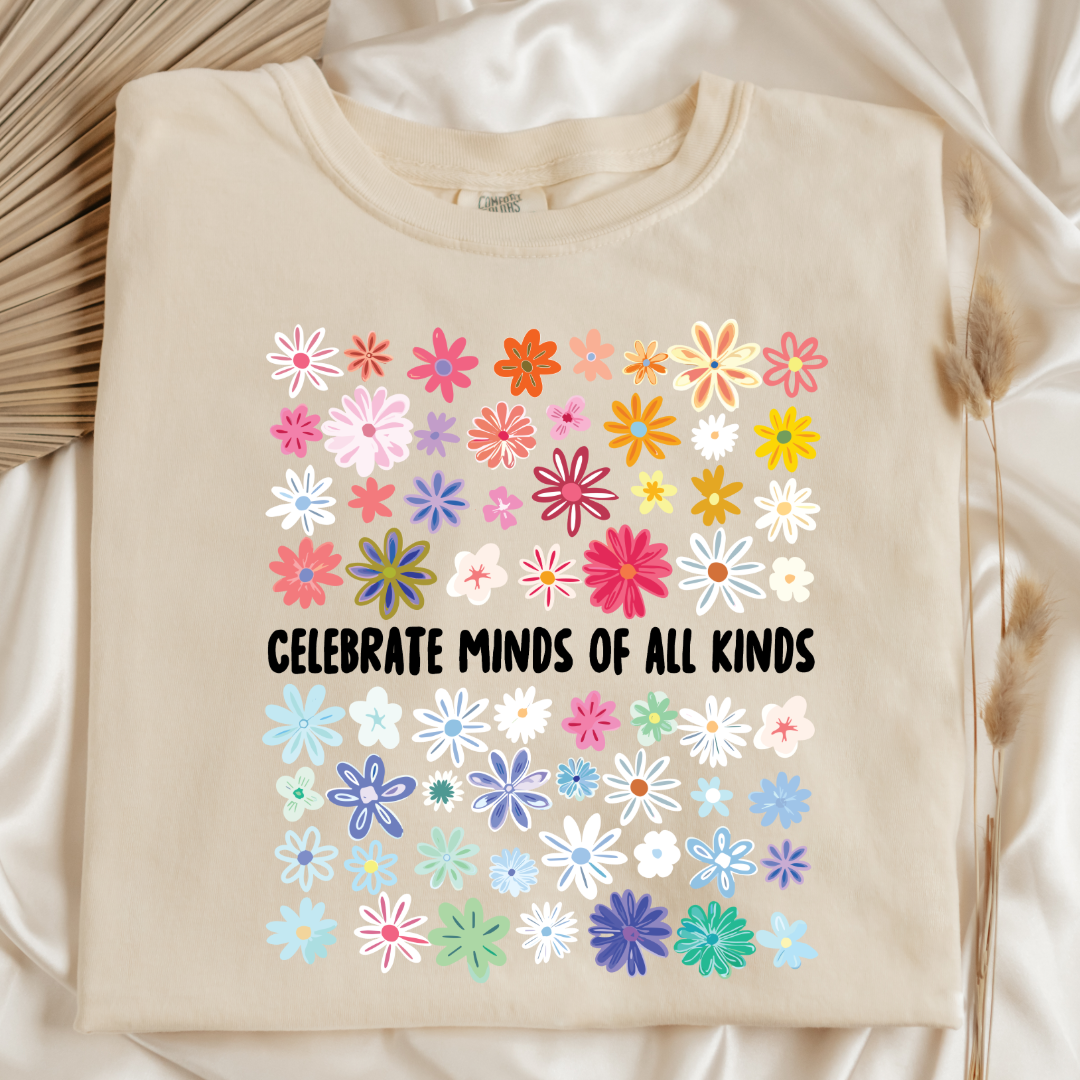 Celebrate Minds Of All Kinds Graphic Tee