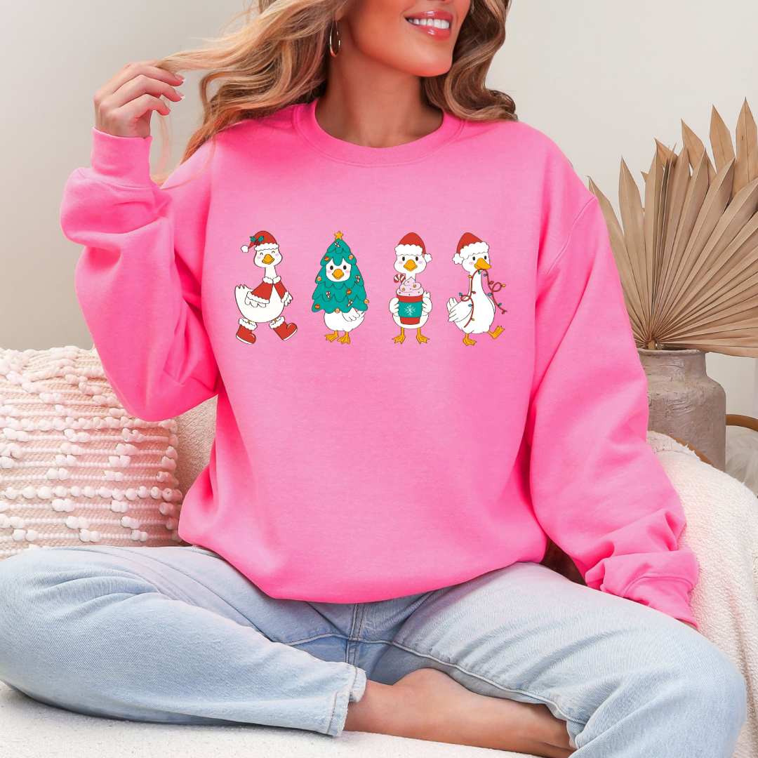 Duck Duck Goose Christmas Edition Graphic Tee and Crewneck