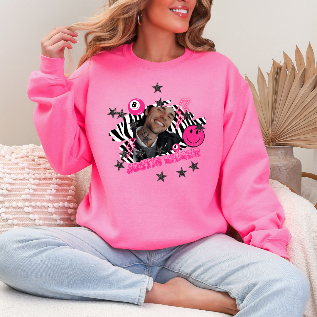 Justin Bieber Graphic Tee & Crewneck