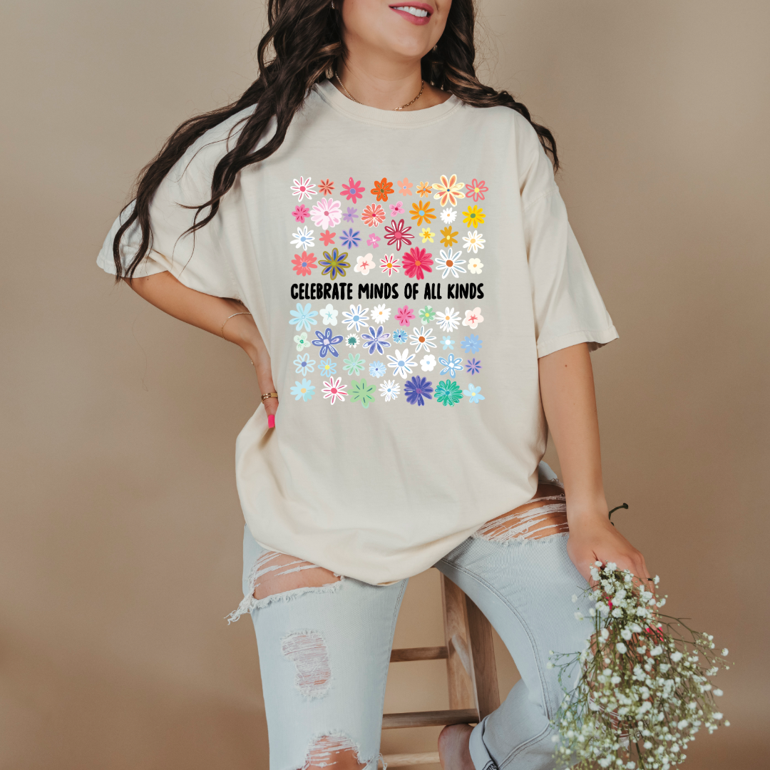 Celebrate Minds Of All Kinds Graphic Tee