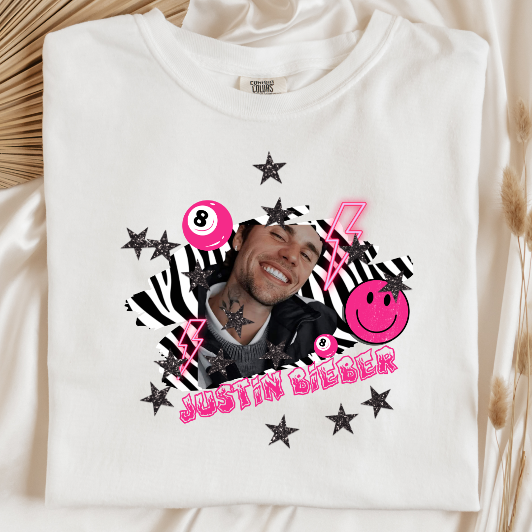 Justin Bieber Graphic Tee & Crewneck