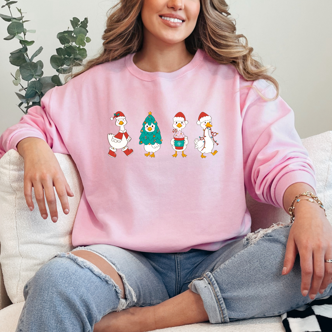 Duck Duck Goose Christmas Edition Graphic Tee and Crewneck