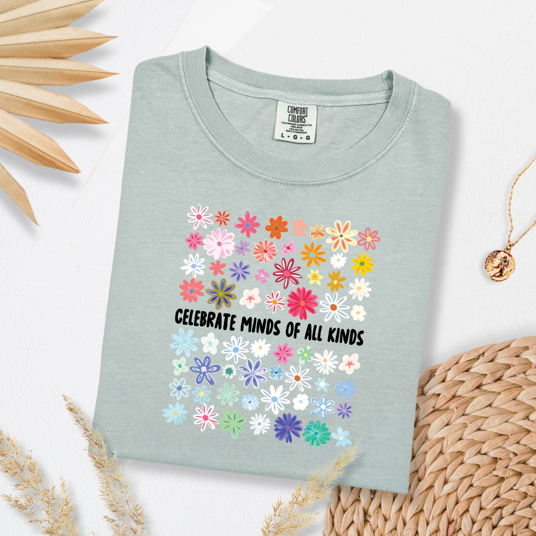 Celebrate Minds Of All Kinds Graphic Tee