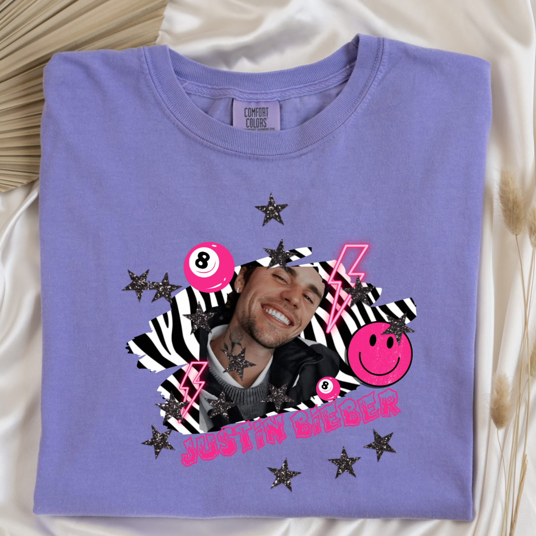 Justin Bieber Graphic Tee & Crewneck