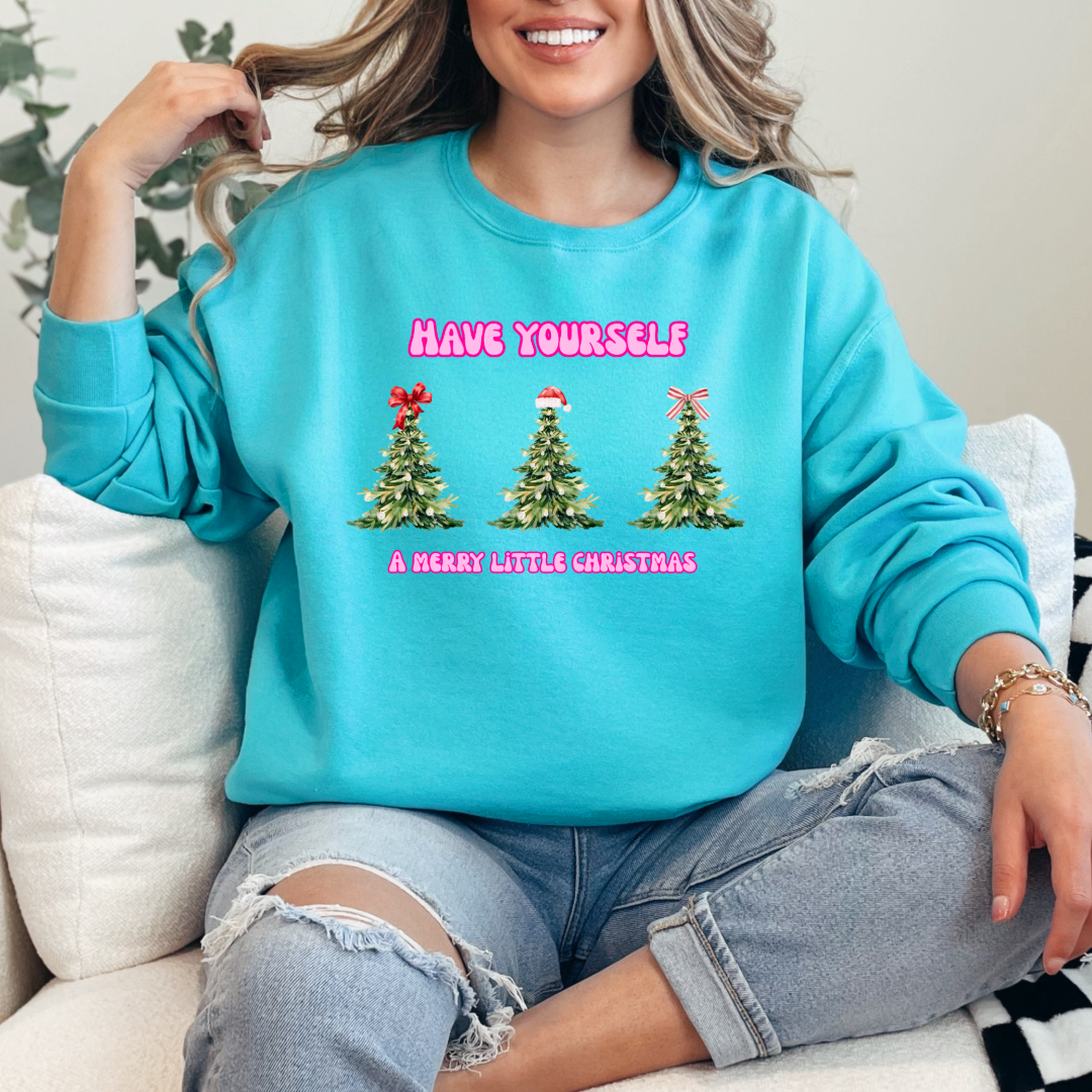 Have Yourself A Merry Little Christmas Graphic Tee and Crewneck