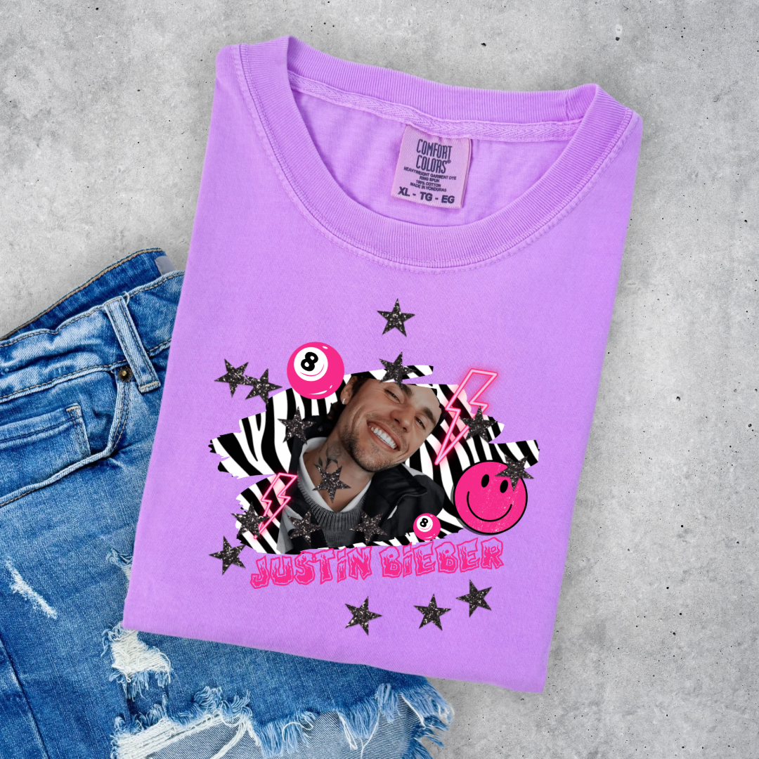 Justin Bieber Graphic Tee & Crewneck