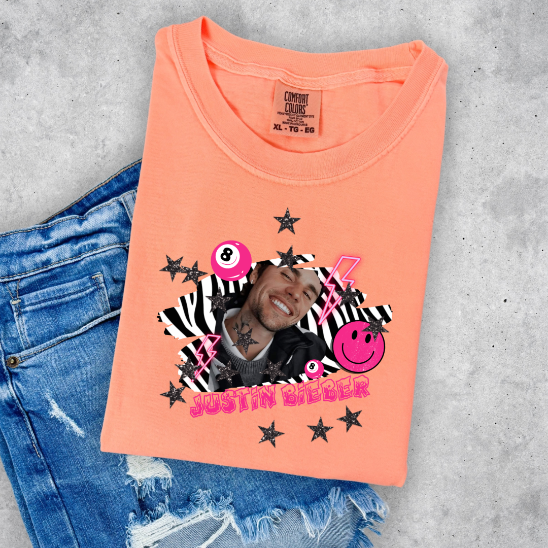 Justin Bieber Graphic Tee & Crewneck