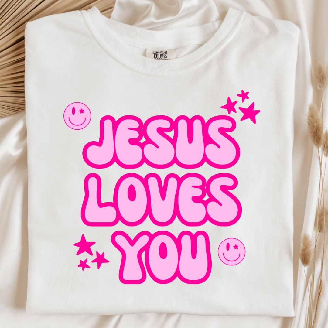 Jesus Loves You Graphic Tee & Crewneck