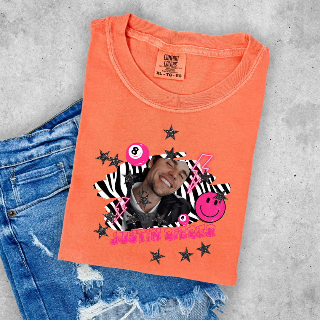 Justin Bieber Graphic Tee & Crewneck