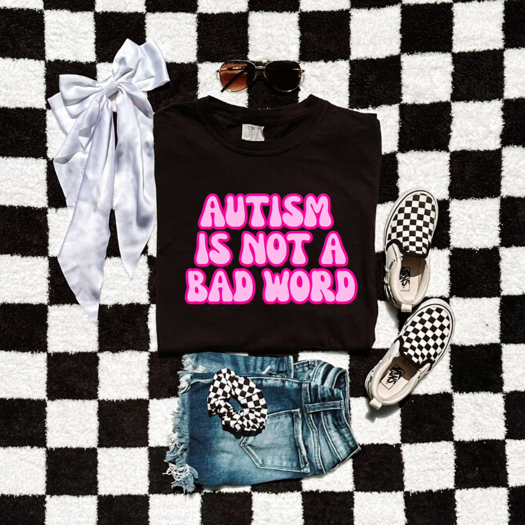 Autism Is Not A Bad Word Youth Graphic Tee & Crewneck