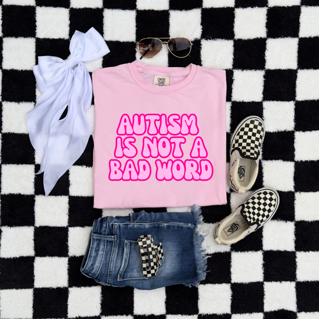 Autism Is Not A Bad Word Youth Graphic Tee & Crewneck