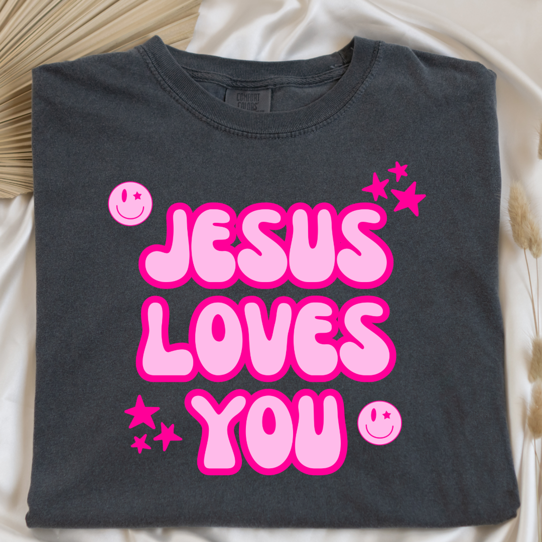 Jesus Loves You Graphic Tee & Crewneck