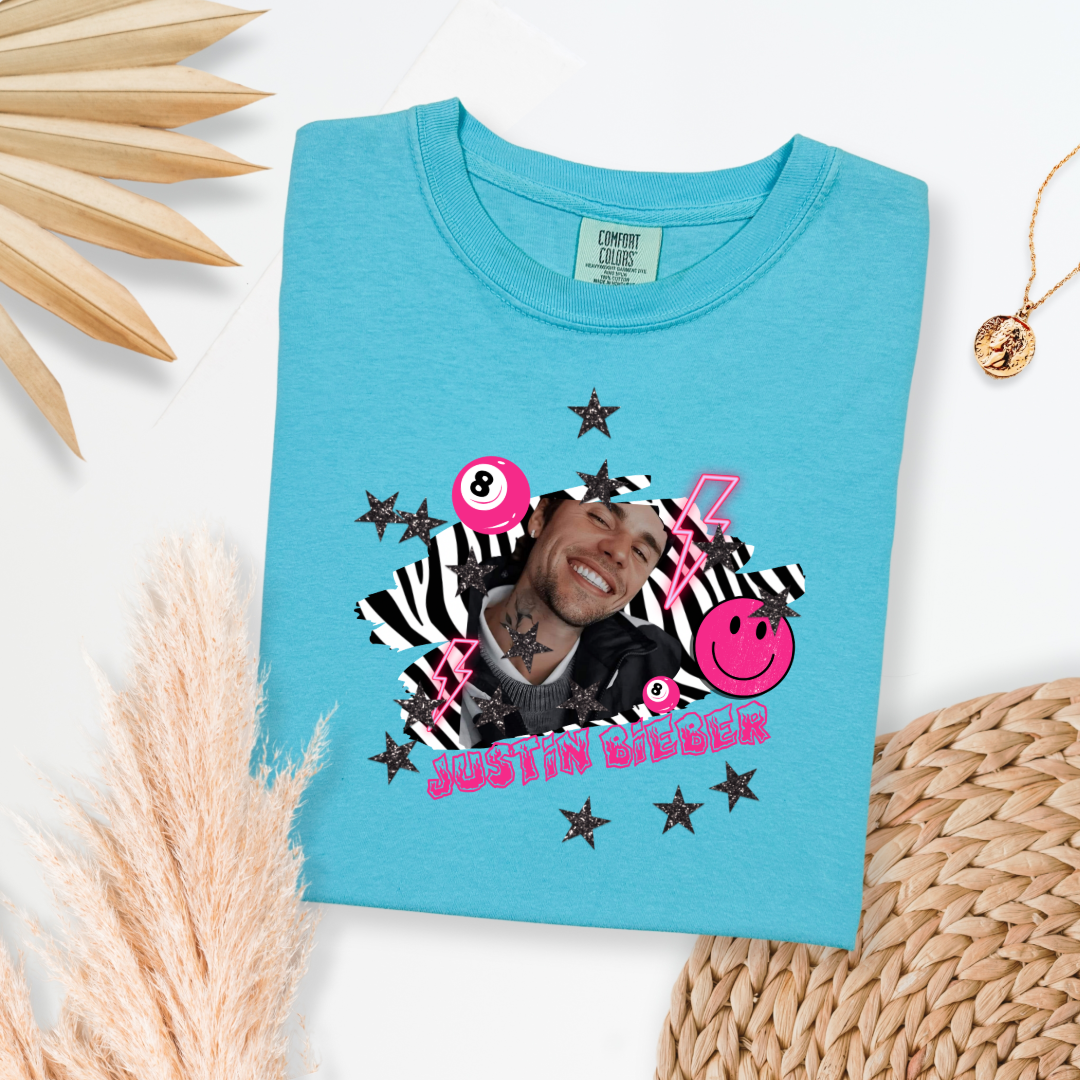 Justin Bieber Graphic Tee & Crewneck