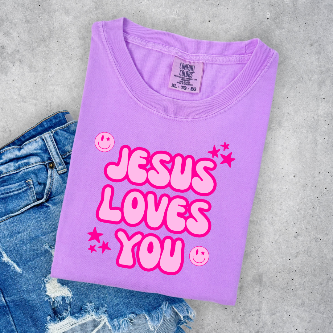 Jesus Loves You Graphic Tee & Crewneck