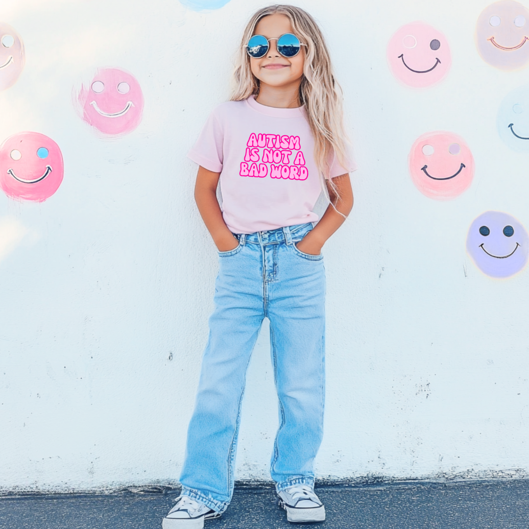 Autism Is Not A Bad Word Youth Graphic Tee & Crewneck