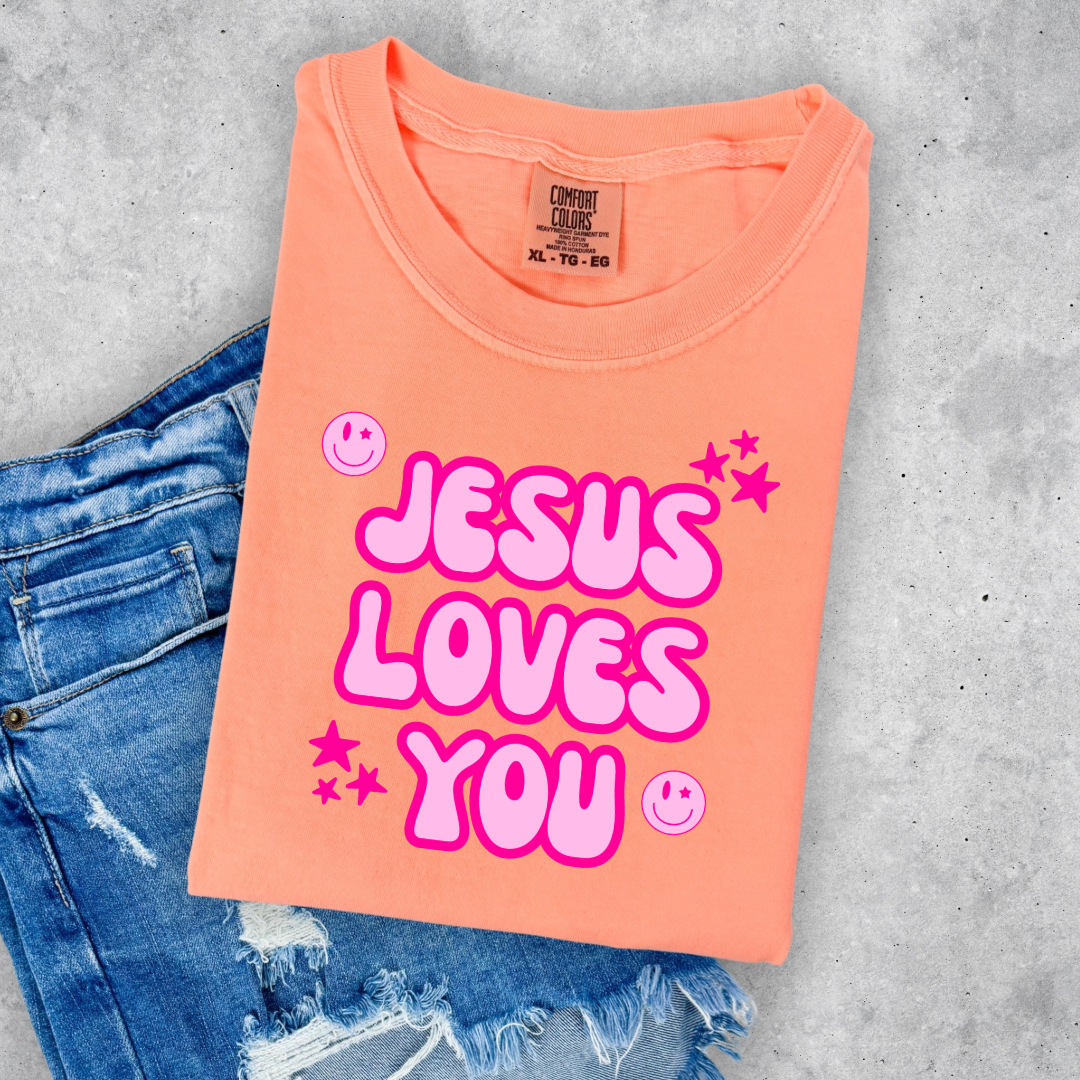 Jesus Loves You Graphic Tee & Crewneck