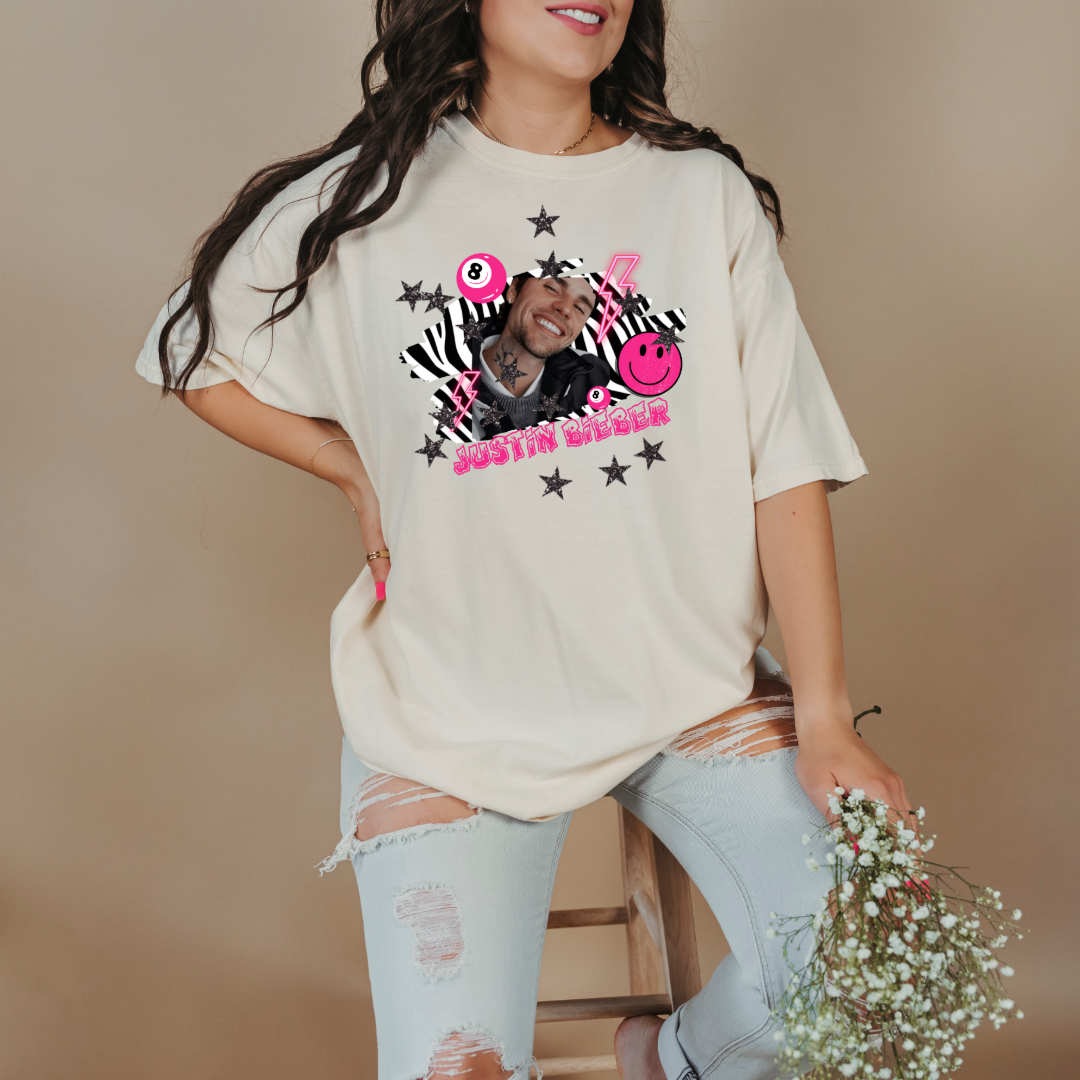 Justin Bieber Graphic Tee & Crewneck