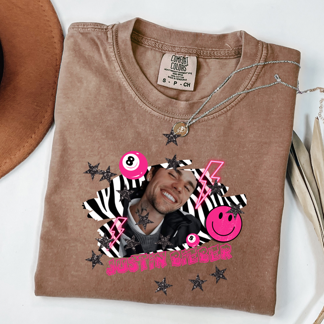 Justin Bieber Graphic Tee & Crewneck