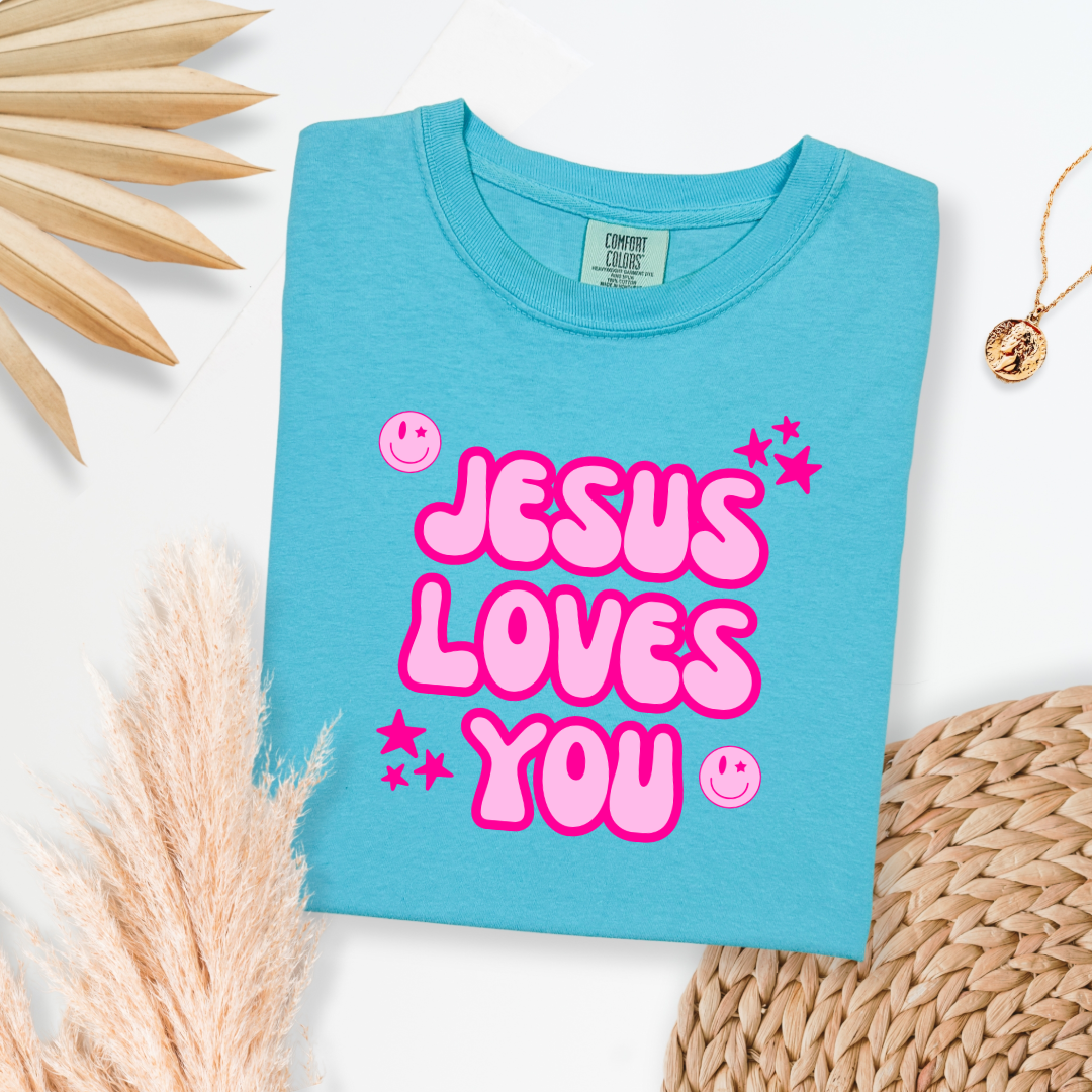 Jesus Loves You Graphic Tee & Crewneck