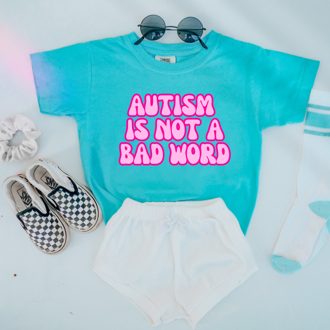 Autism Is Not A Bad Word Youth Graphic Tee & Crewneck