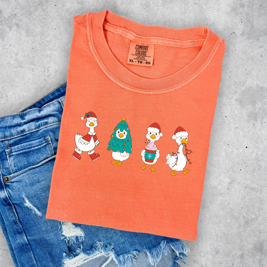 Duck Duck Goose Christmas Edition Graphic Tee and Crewneck