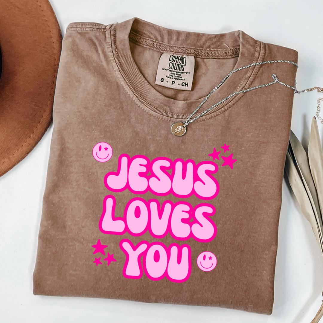 Jesus Loves You Graphic Tee & Crewneck