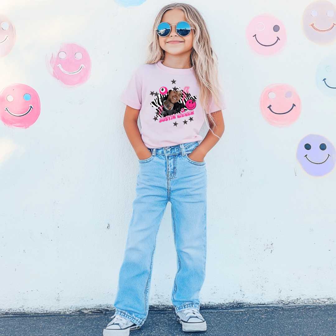 Justin Bieber Youth Graphic Tee & Crewneck