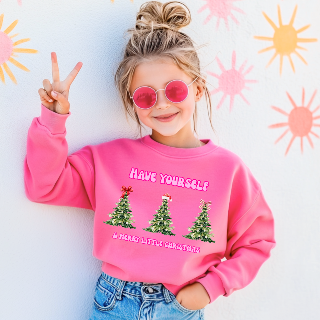 Youth Have Yourself A Merry Little Christmas Graphic Tee and Crewneck