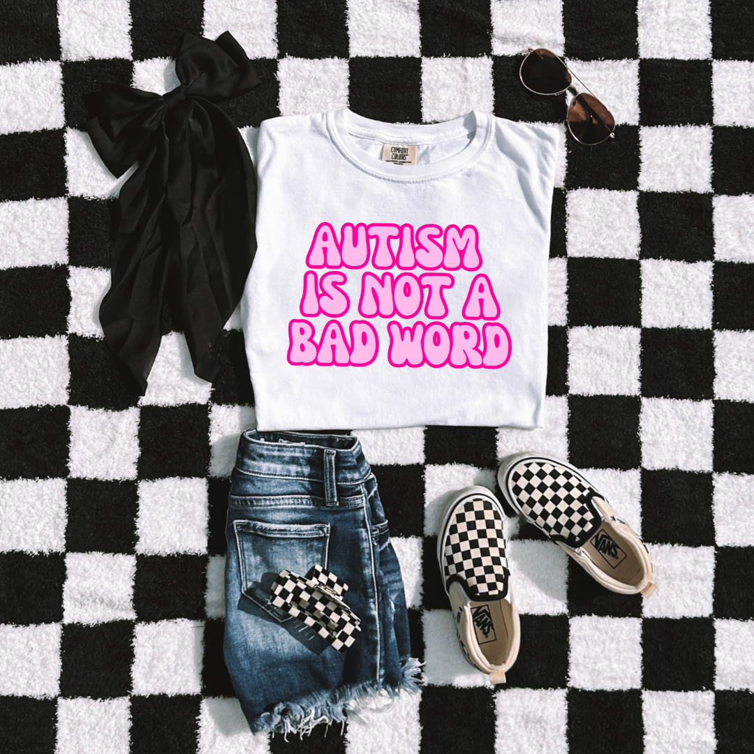 Autism Is Not A Bad Word Youth Graphic Tee & Crewneck