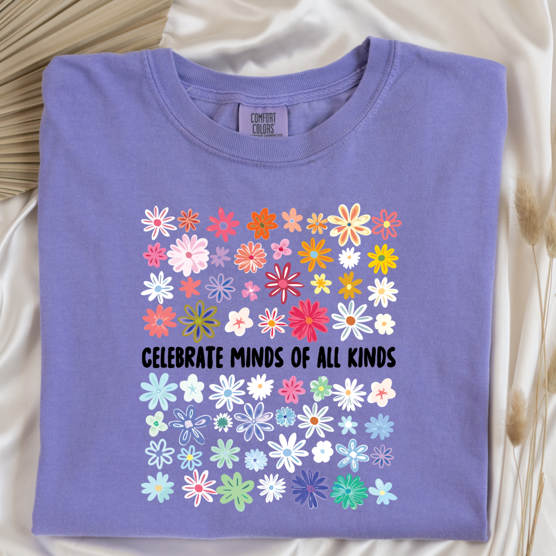 Celebrate Minds Of All Kinds Graphic Tee