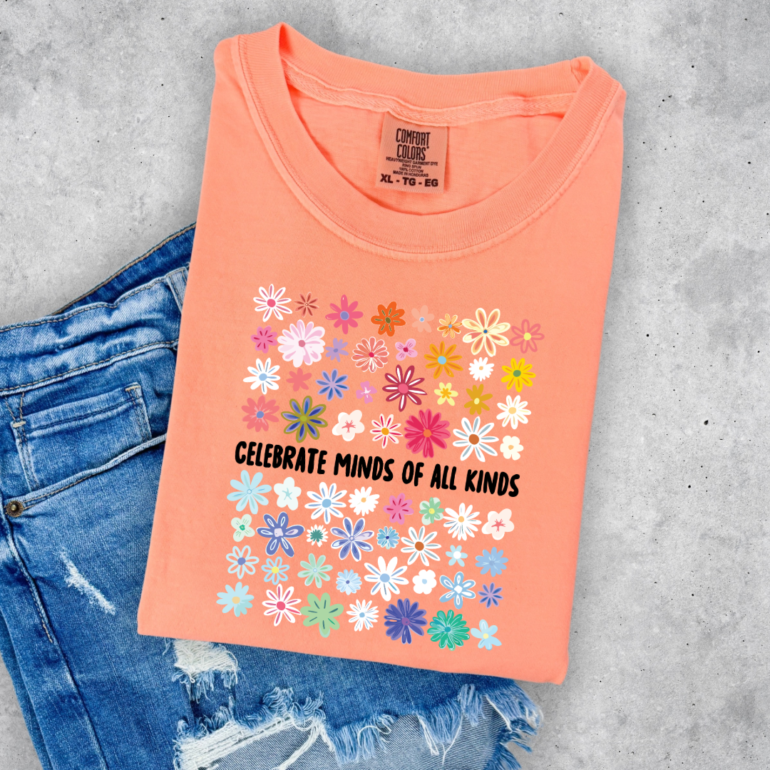 Celebrate Minds Of All Kinds Graphic Tee