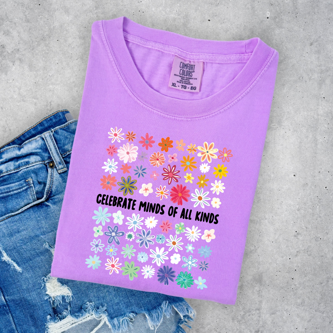 Celebrate Minds Of All Kinds Graphic Tee