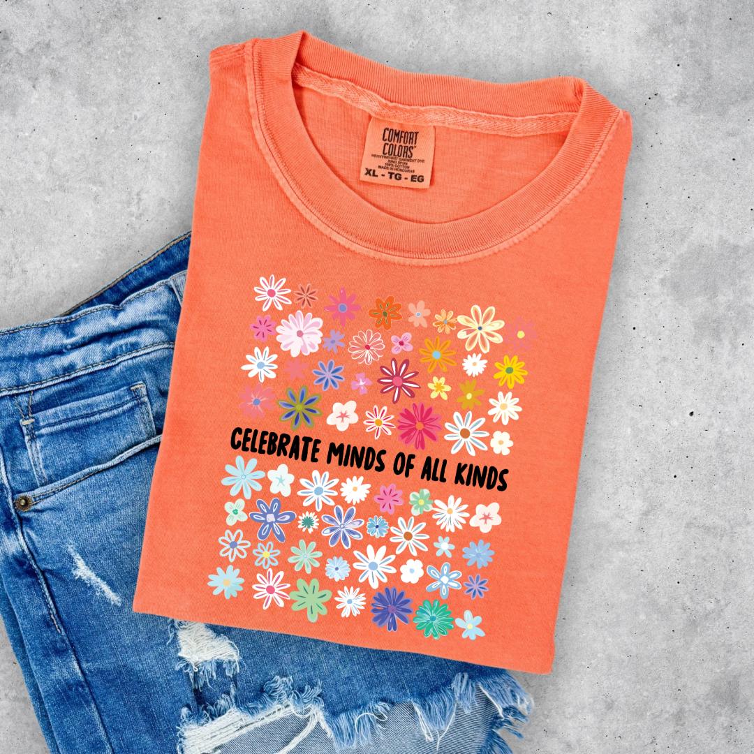 Celebrate Minds Of All Kinds Graphic Tee