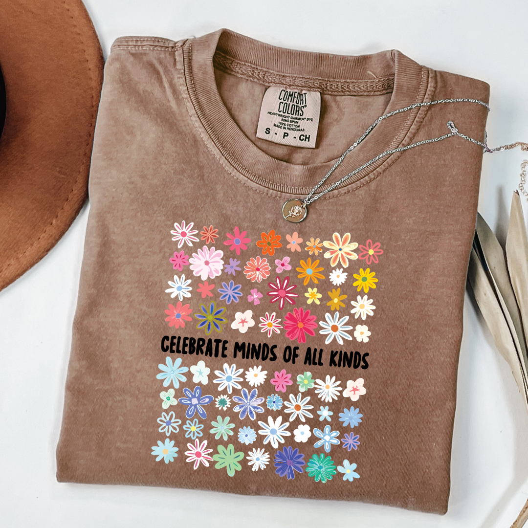 Celebrate Minds Of All Kinds Graphic Tee