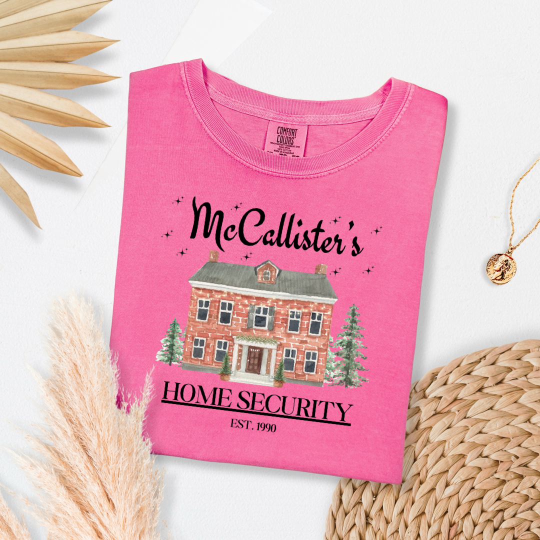 McCallister's Home Security Graphic Tee